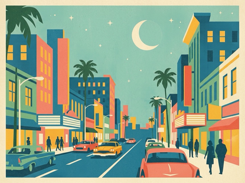 A downtown speakeasy