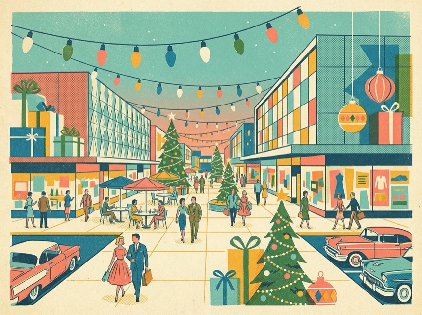 Disney Springs at Christmas