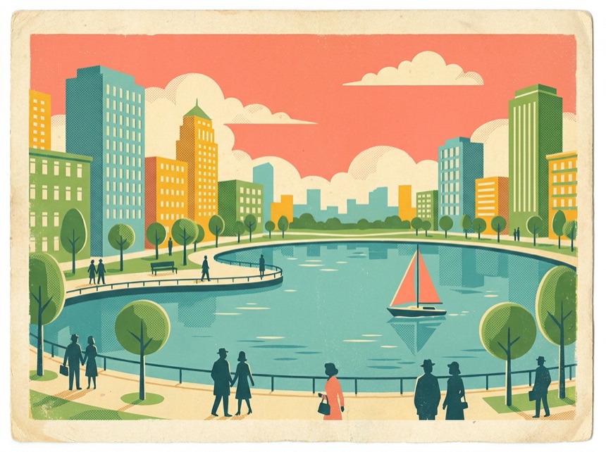 Lake Eola & the fountain