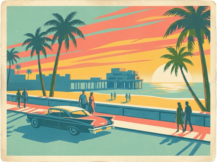 The promenade itself