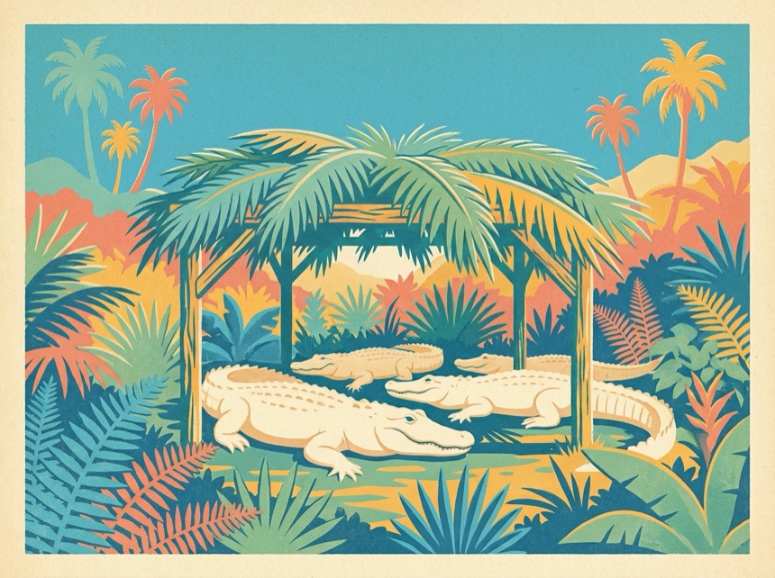 The white alligators
